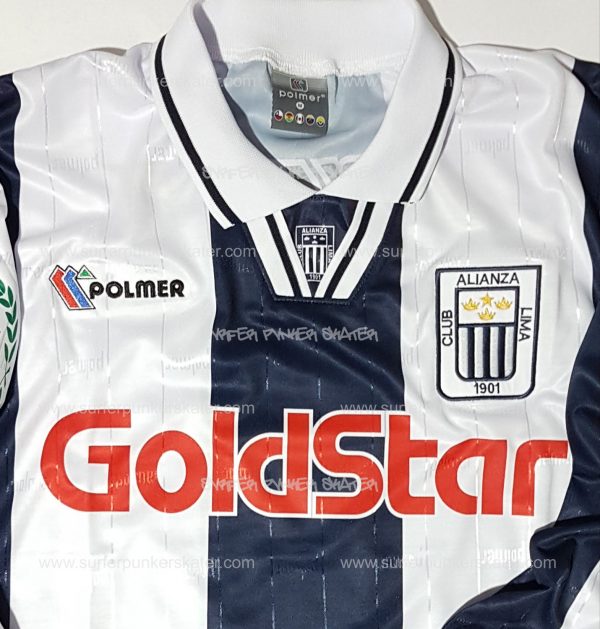 1995 - Camiseta Oficial Alianza Lima Manga Larga - Imagen 2