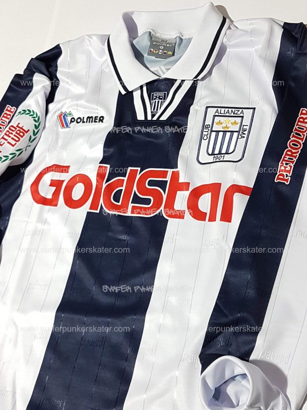 1995 - Camiseta Oficial Alianza Lima Manga Larga - Imagen 3