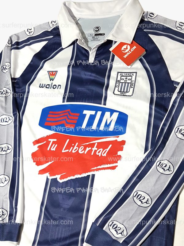 2003 - Camiseta Oficial Alianza Lima Copa Libertadores Manga Larga - Imagen 2