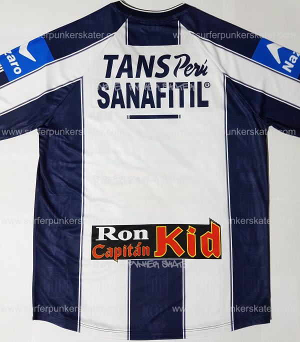 Camiseta de Alianza Lima del año 2002 con sponsors TIM y Nazaro