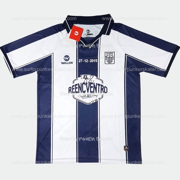 Camiseta de Alianza Lima en el reecuentro de Waldir Saenz