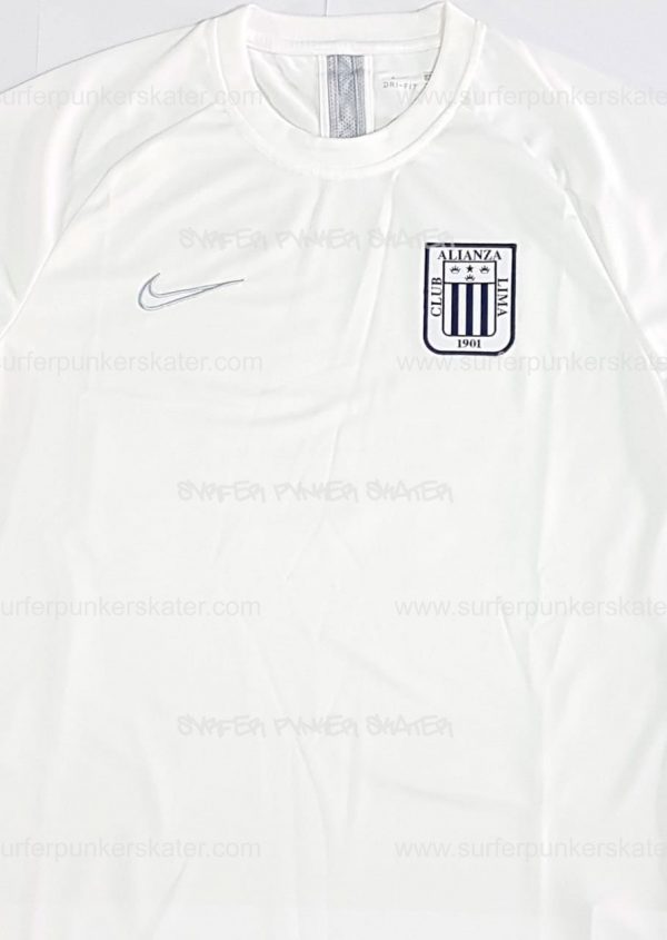 Camiseta de entrenamiento de Alianza Lima color blanco