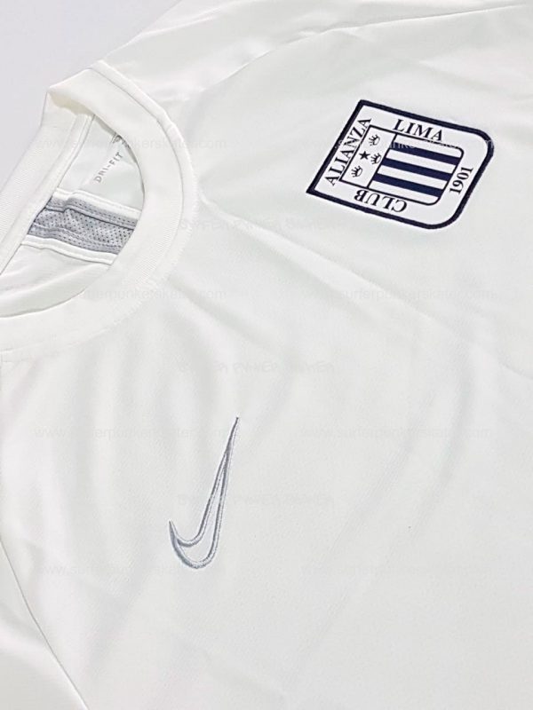Camiseta de entrenamiento de Alianza Lima color blanco