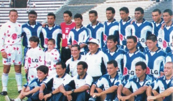 1999 - Camiseta Alianza Lima Arquero Christian del Mar "Estrellas Rojas" - Imagen 2