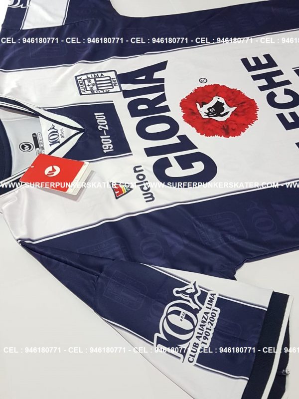 2001 - Camiseta Alianza Lima Centenario (Versión Inédita) - Imagen 4