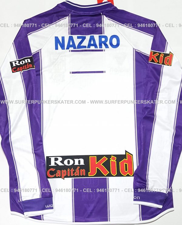 2002 - Camiseta Alianza Lima Copa Sudamericana Blanquimorada - Imagen 6