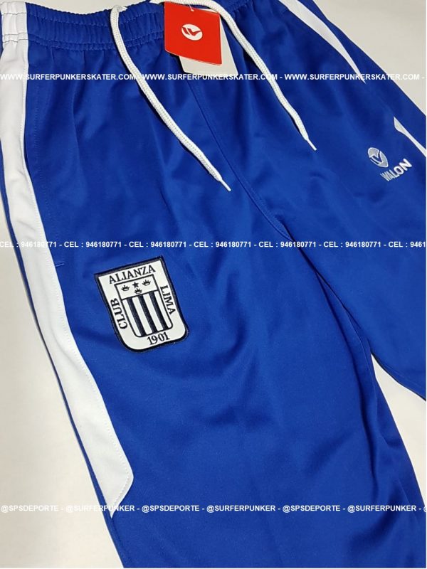 Pantalón Alianza Lima Modelo Retro Walon Original. - Imagen 3