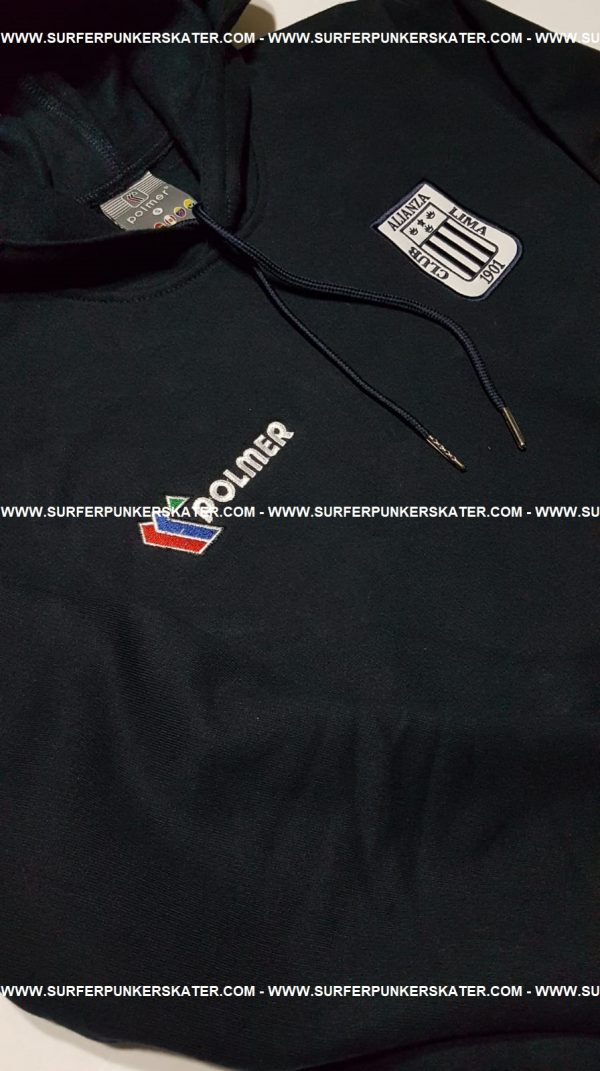 Alianza Lima Polera con Capucha Azul Polmer - Imagen 2