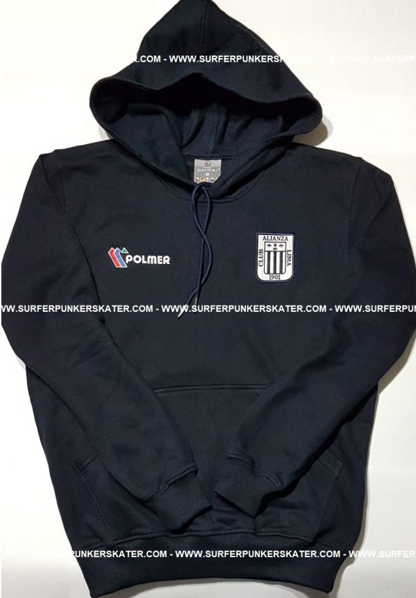 Alianza Lima Polera con Capucha Azul Polmer
