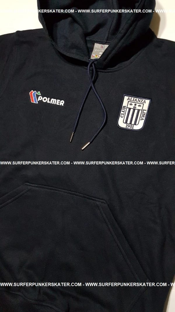 Alianza Lima Polera con Capucha Azul Polmer - Imagen 4