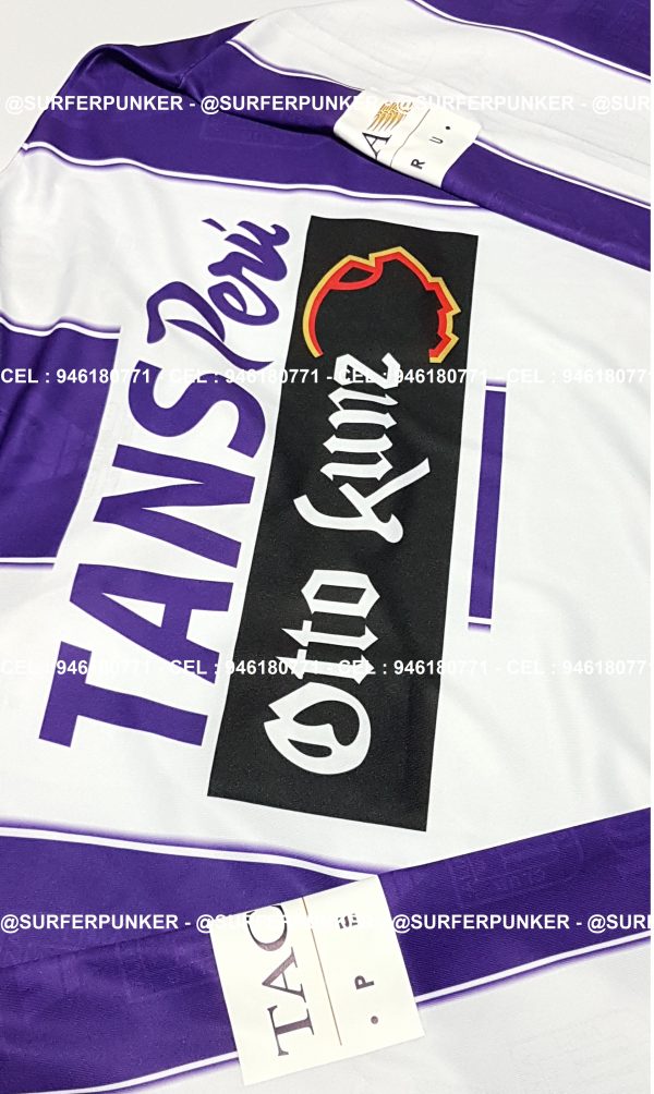 2001 - CAMISETA ALIANZA LIMA BLANQUIMORADA CENTENARIO 1901 - 2001 - Imagen 8