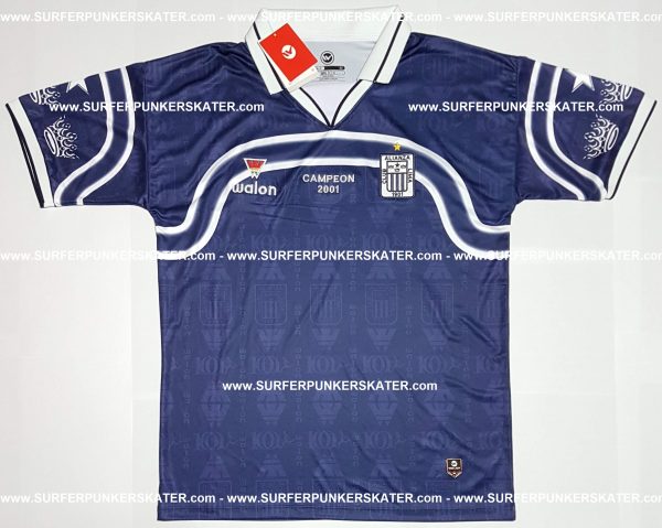 2002 - Camiseta Alianza Lima Copa el Grafico vs. Peñarol