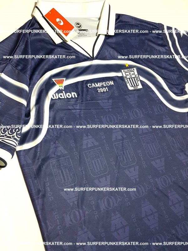 2002 - Camiseta Alianza Lima Copa el Grafico vs. Peñarol - Imagen 5