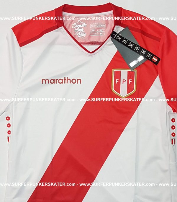 2018 – Camiseta Selección Peruana Oficial Partidos Amistosos - Imagen 3