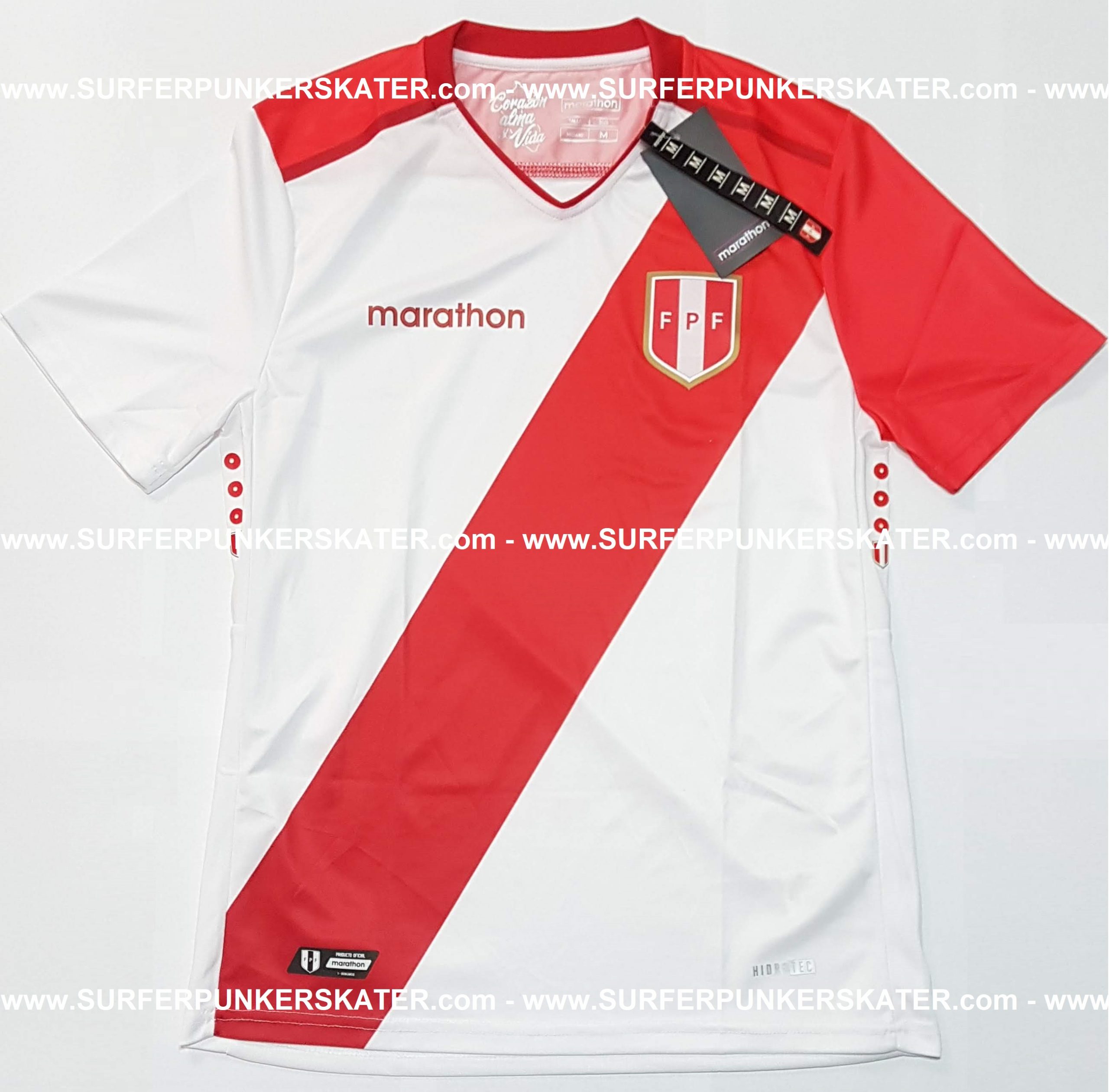 2018 Camiseta Selección Peruana Oficial Surfer Punker Skater