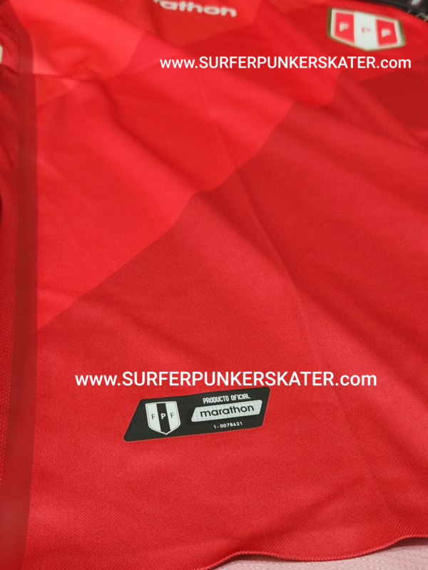 2018 - Camiseta Selección Peruana Alterna Partidos Amistosos - Imagen 5