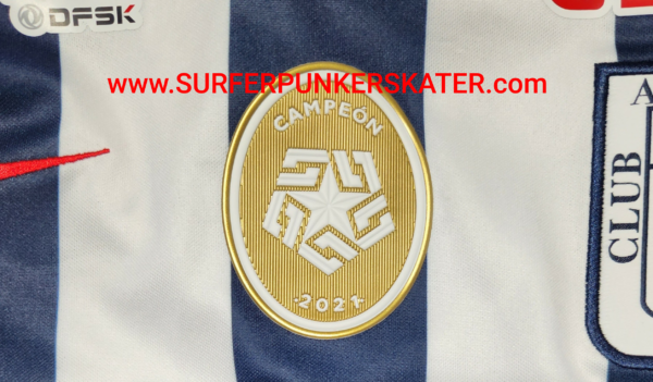 2022 - Camiseta Alianza Lima Bicampeón Nacional Oficial + Parche + Liga 1 - Imagen 3