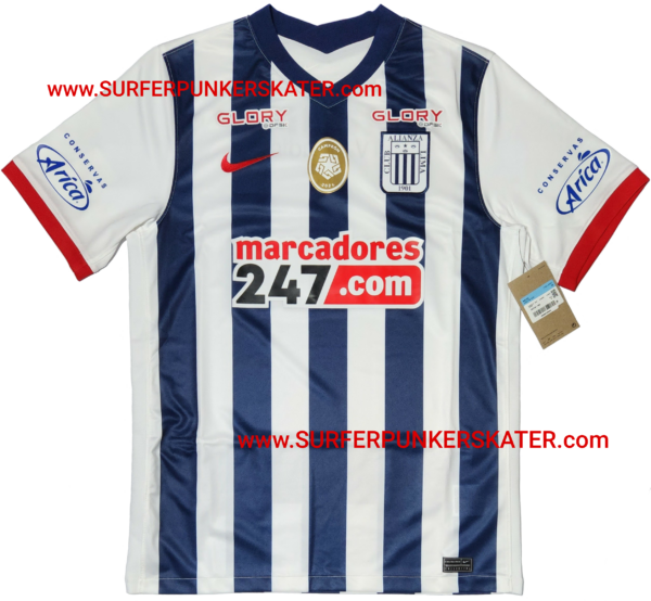 2022 - Camiseta Alianza Lima Bicampeón Nacional Oficial + Parche + Liga 1