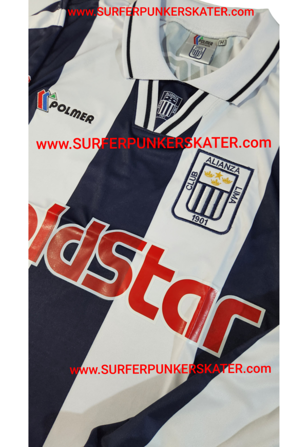 1995 - Camiseta Oficial Alianza Lima Manga Larga II - Imagen 3