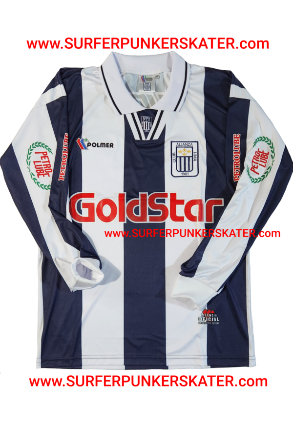 1995 - Camiseta Oficial Alianza Lima Manga Larga II