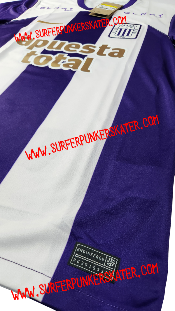 2023 - Camiseta Alianza Lima Blanquimorada - Imagen 5