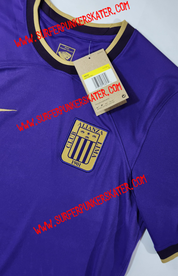 2024 - Camiseta Alianza Lima Morada Sin Sponsors - Imagen 4