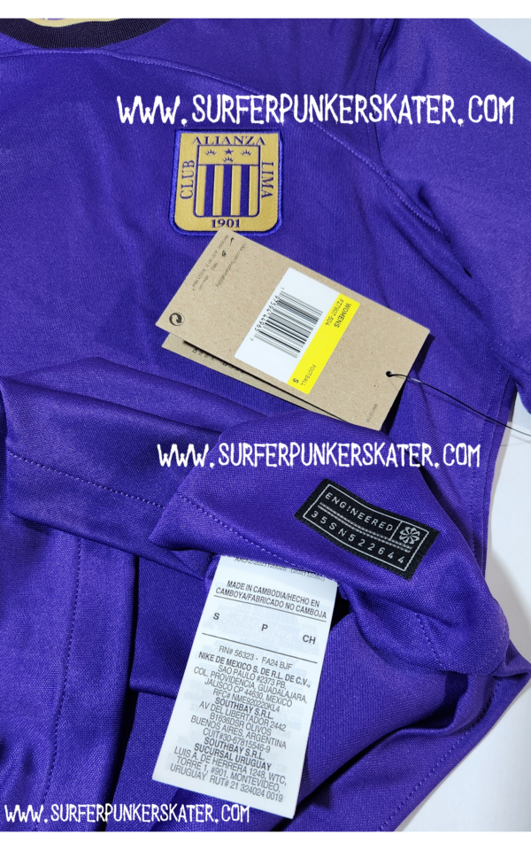 2024 - Camiseta Alianza Lima Morada Femenino - Imagen 3