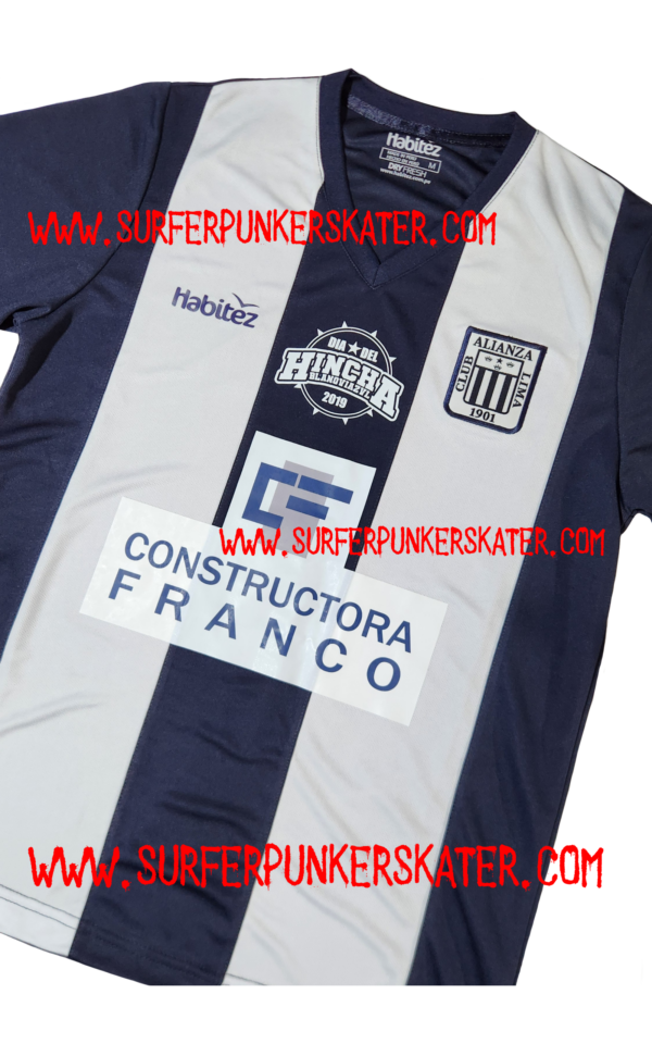 2019 - Camiseta Alianza Lima Día del Hincha Blanquiazul Pucallpa - Imagen 6