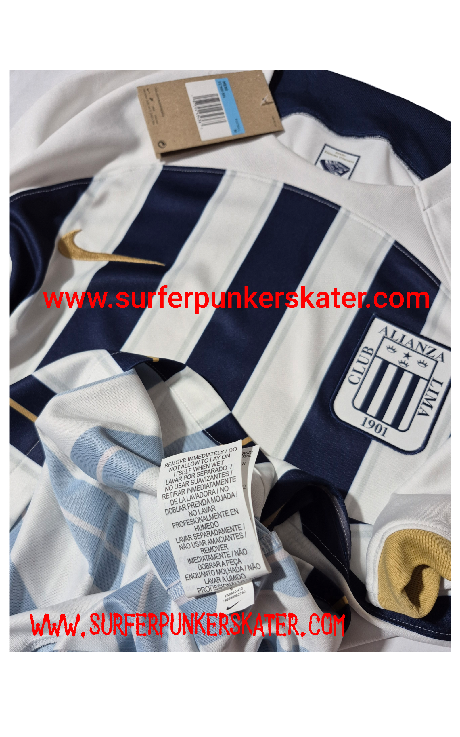 2024 - Camiseta Alianza Lima Oficial Sin Sponsors - Imagen 3