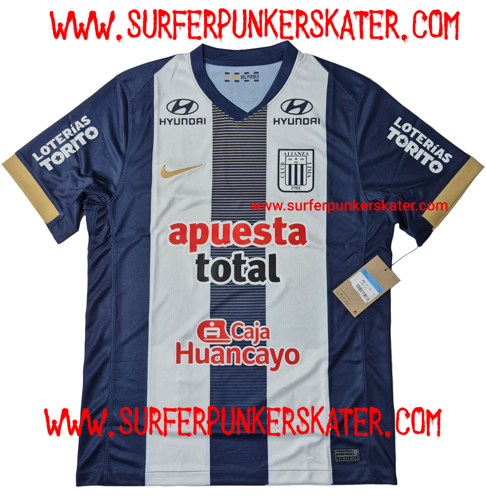 2025 - Camiseta Alianza Lima Oficial Con Sponsors
